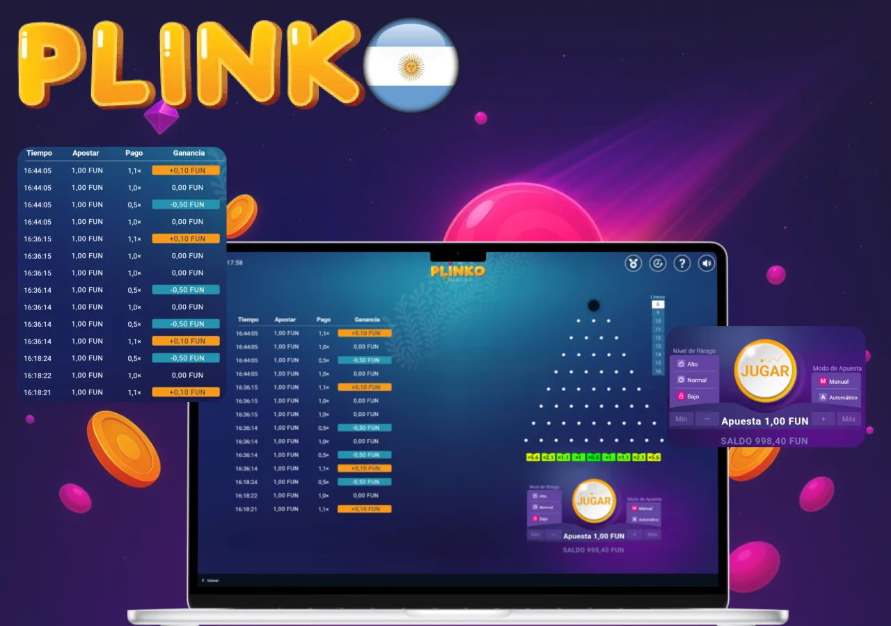 Resultados detallados de apuestas en el juego en un casino argentino